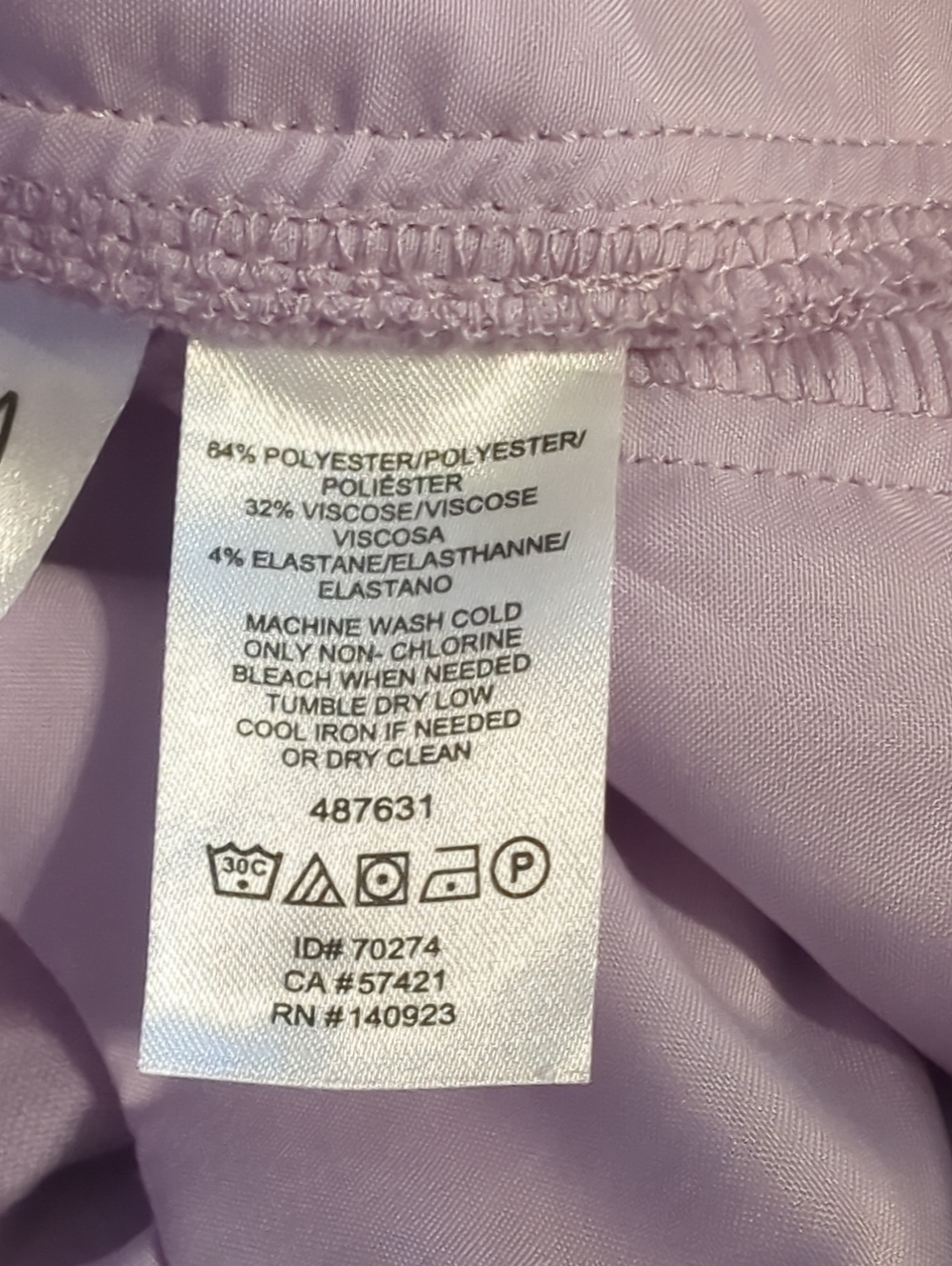 Loft Lavender Pants Size 2 Marisa - Picture 8 of 8